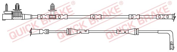 QUICK BRAKE Сигнализатор, износ тормозных колодок WS 0412 A